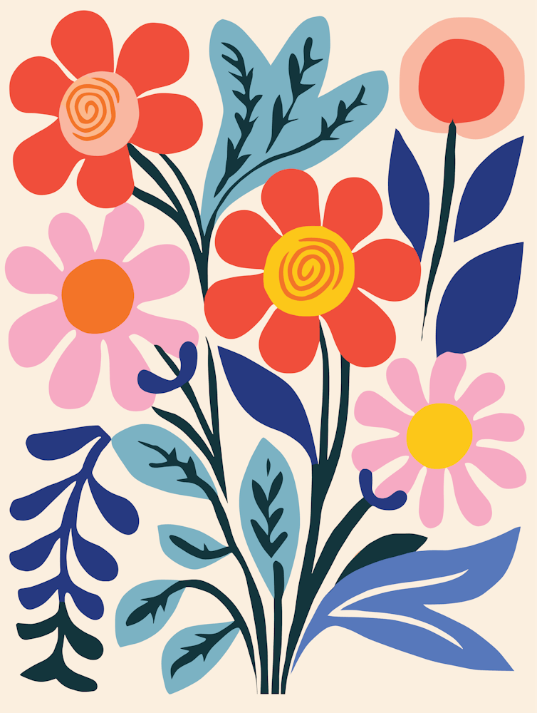 Flowers And Leaves 1