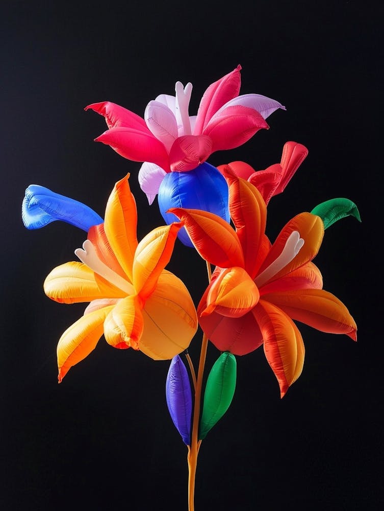 Bright Inflatable Flowers Columbine 2