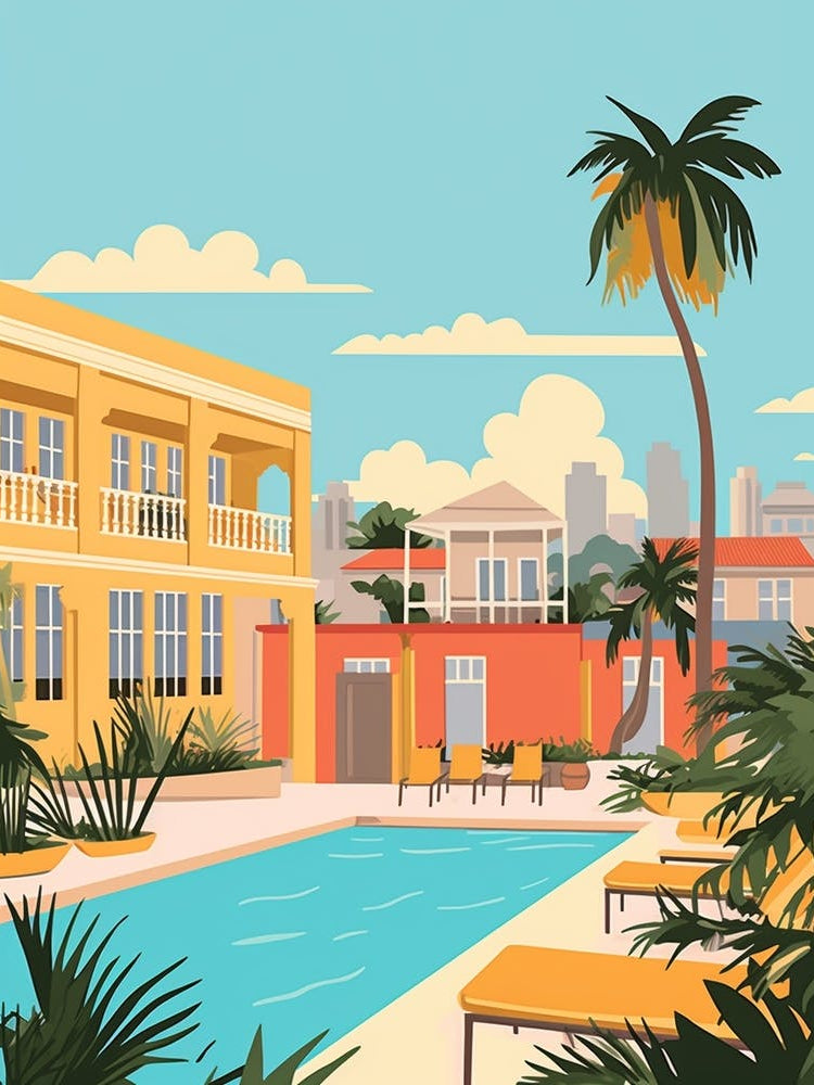 Barbados 1 Travel Illustration
