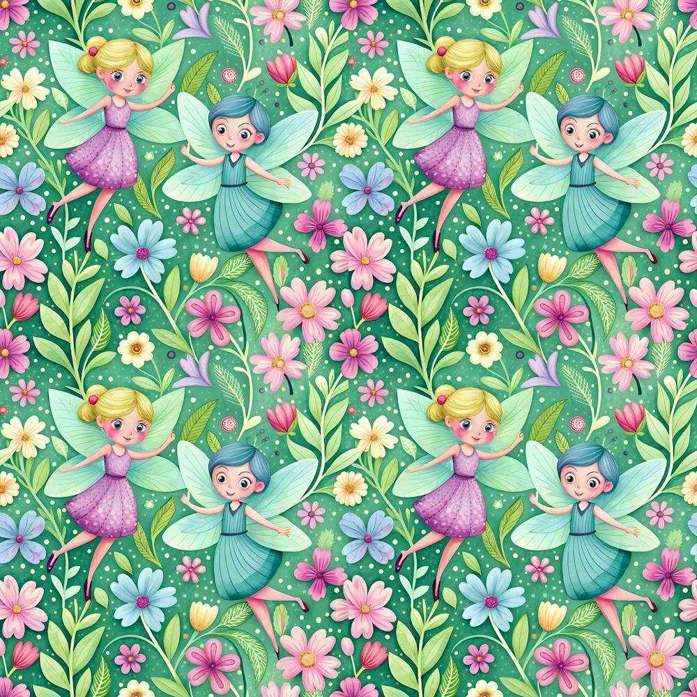 Fairies Fantasy Background Wallpaper Design Flowers Nature Colorful