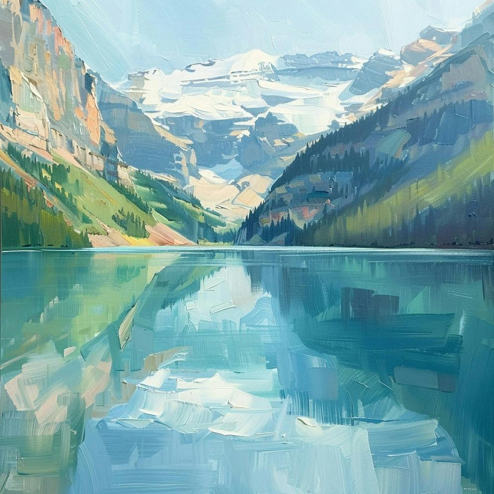 Reflection In Lake Banff