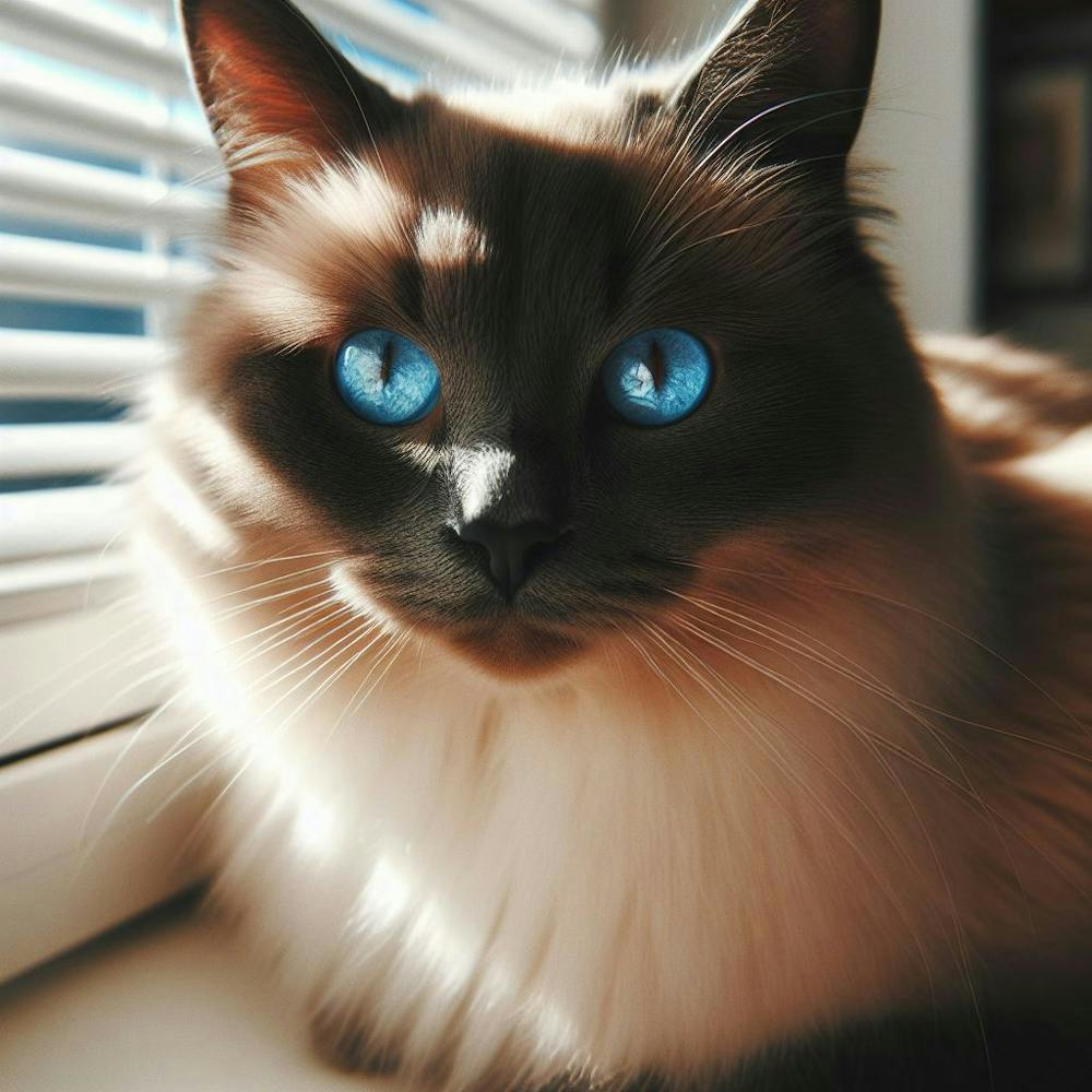Cat With Blue Eyes