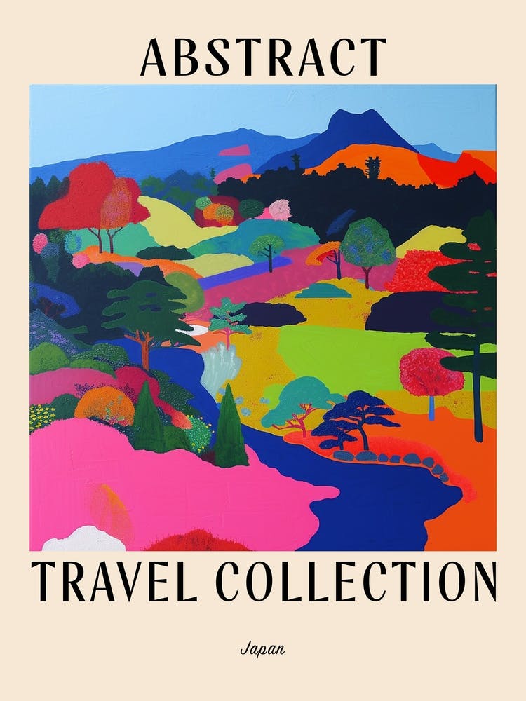 Abstract Travel Collection Poster Japan 3