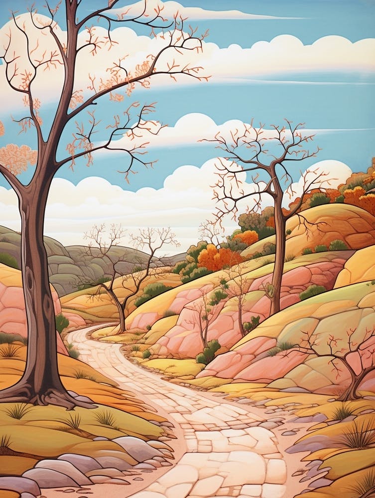 Copper Canyon Mexico 2 Hike Illustration