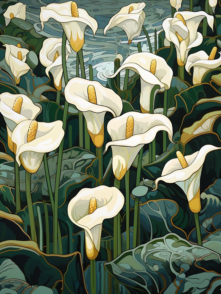 White Calla Lilies 1