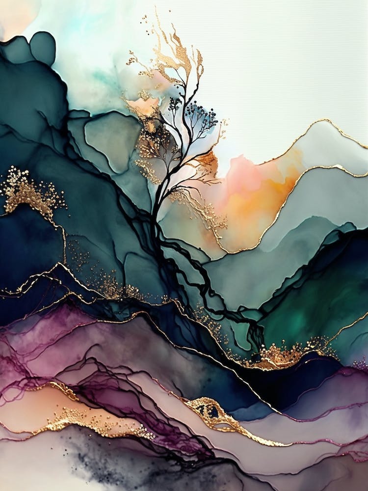 Marble Abstract Painting 1