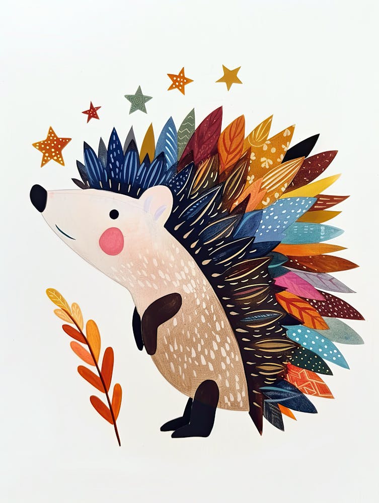 Magical Hedgehog Moments Children Prints & Kids Posters