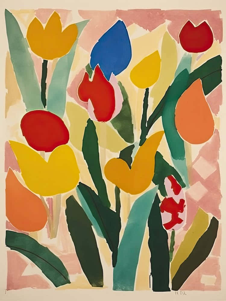 Tulips Flower Illustration 2