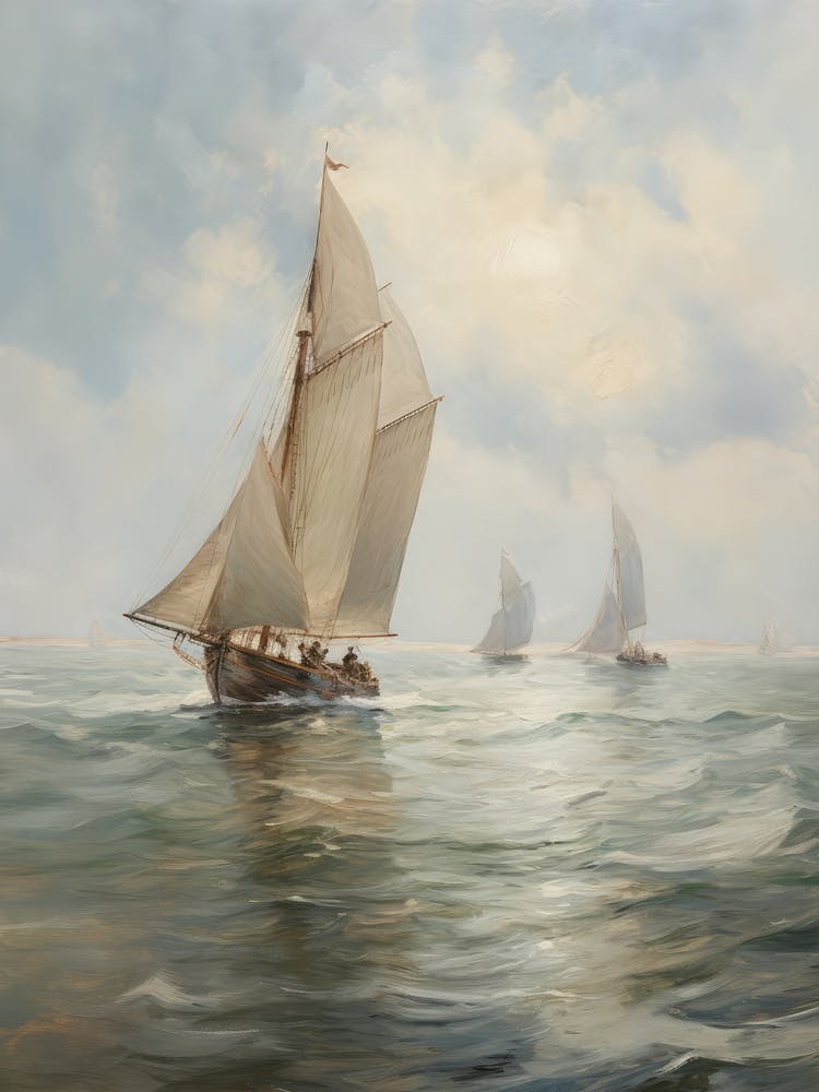 Vintage Nautical Painting