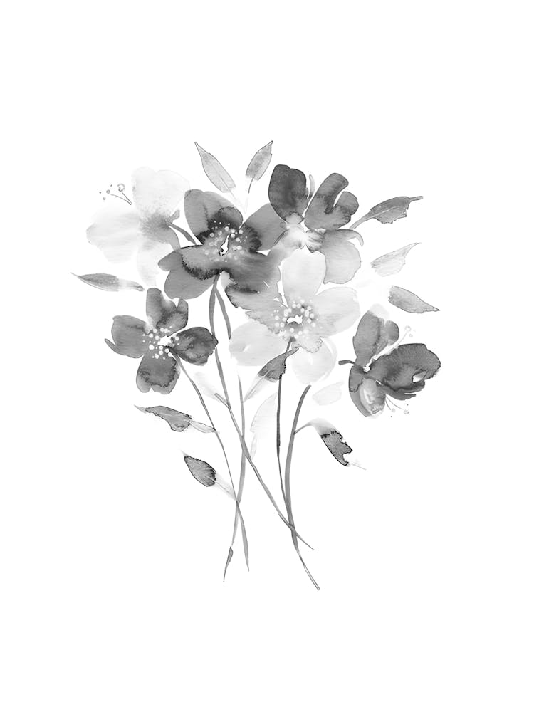 Black And White Flowers 13