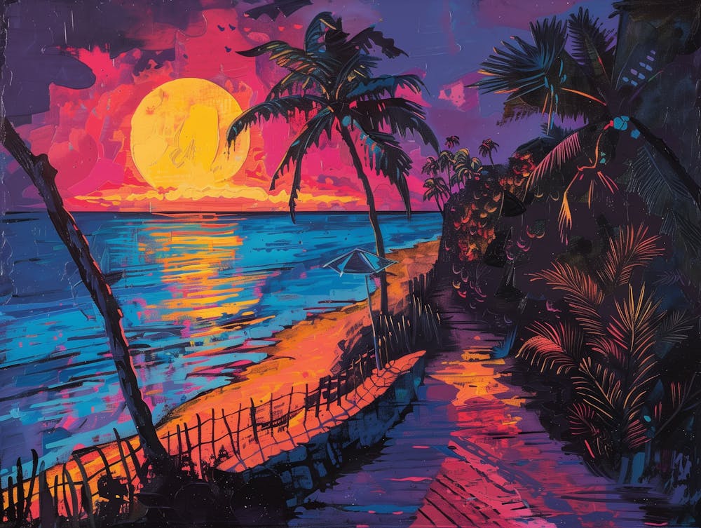 Sunset At The Beach 7