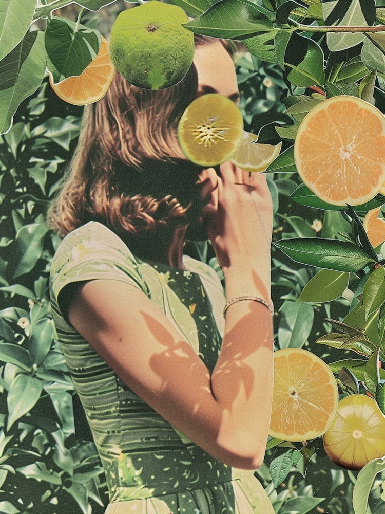 Green Jelly Retro Collage 4