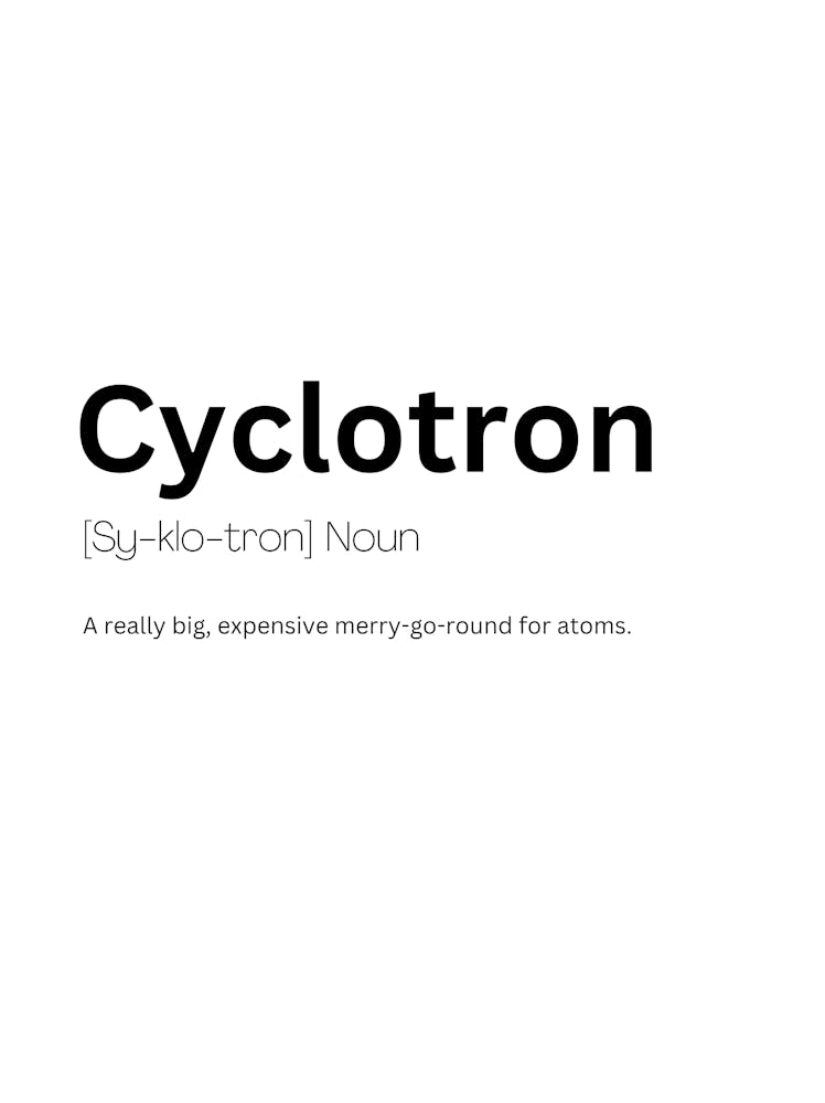 Définition du mot Cyclotron