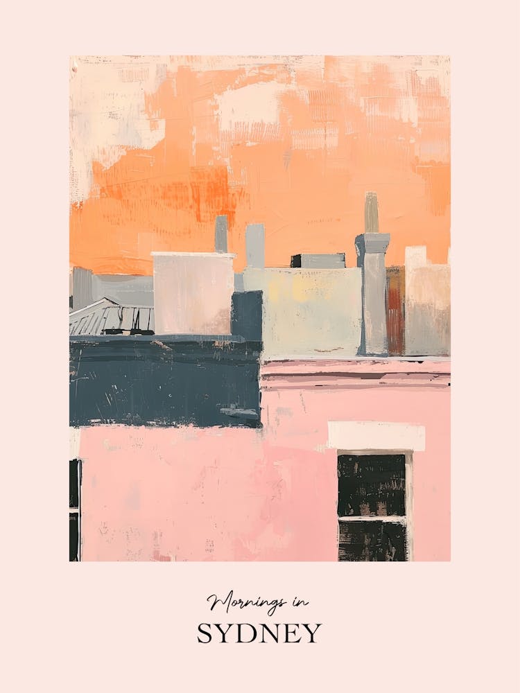 Mornings In Sydney Rooftops Morning Skyline 2