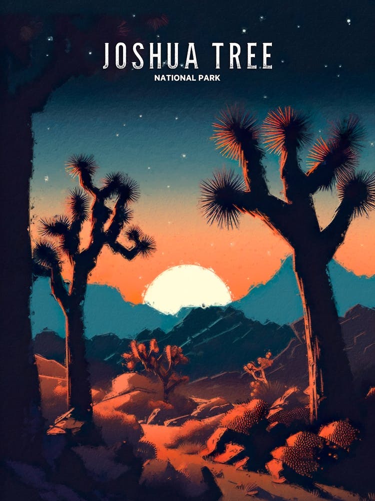 Joshua Tree National Park Painting