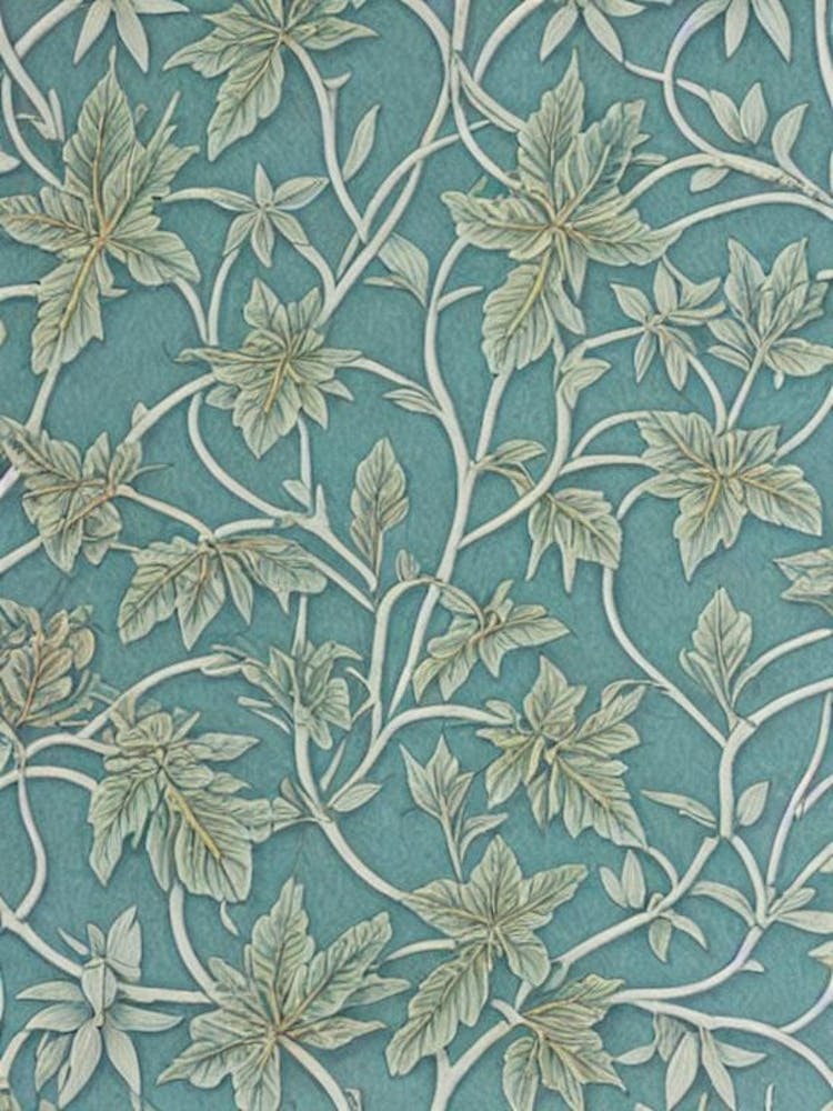 Red Oak 2 tree Vintage Botanical