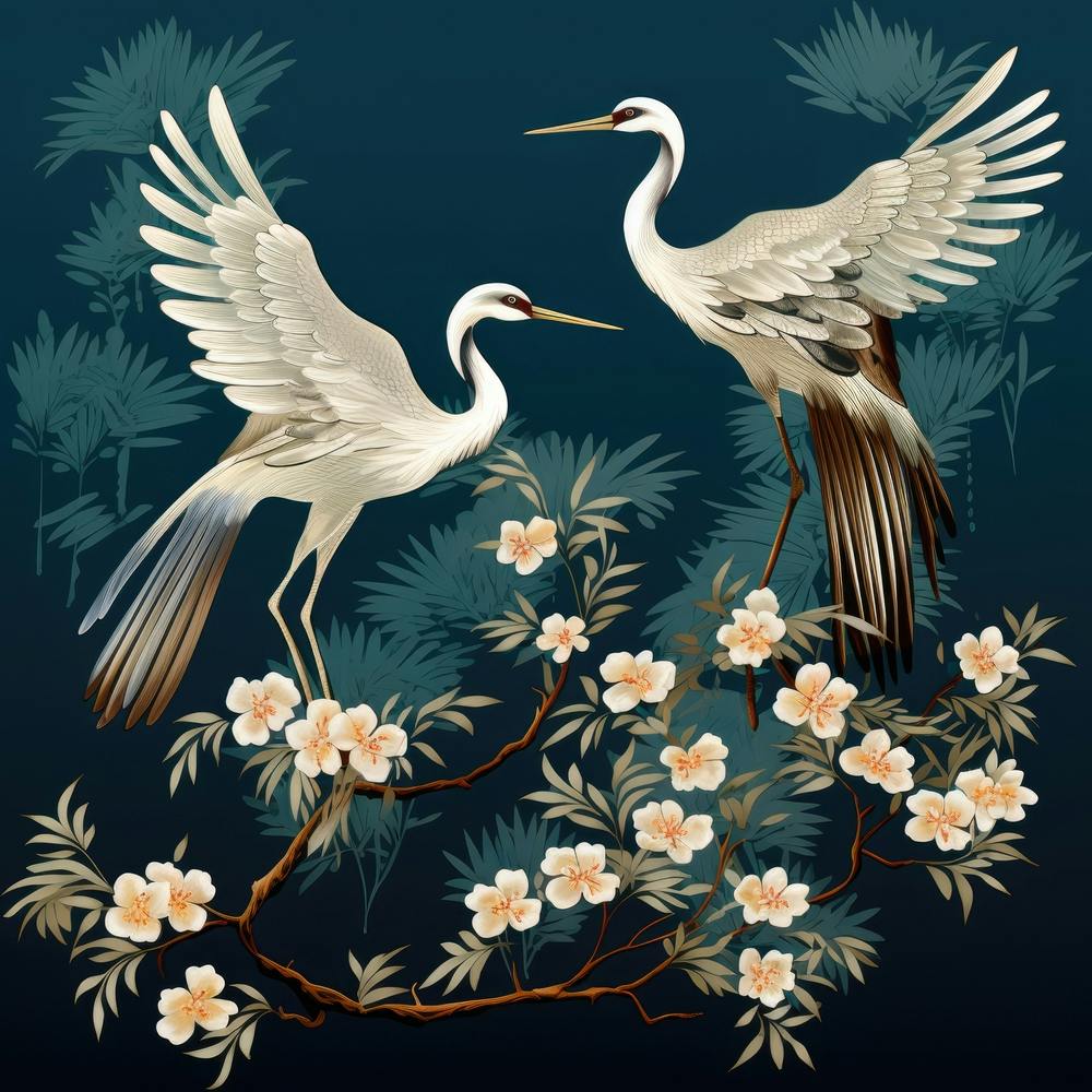Chinese Cranes 1