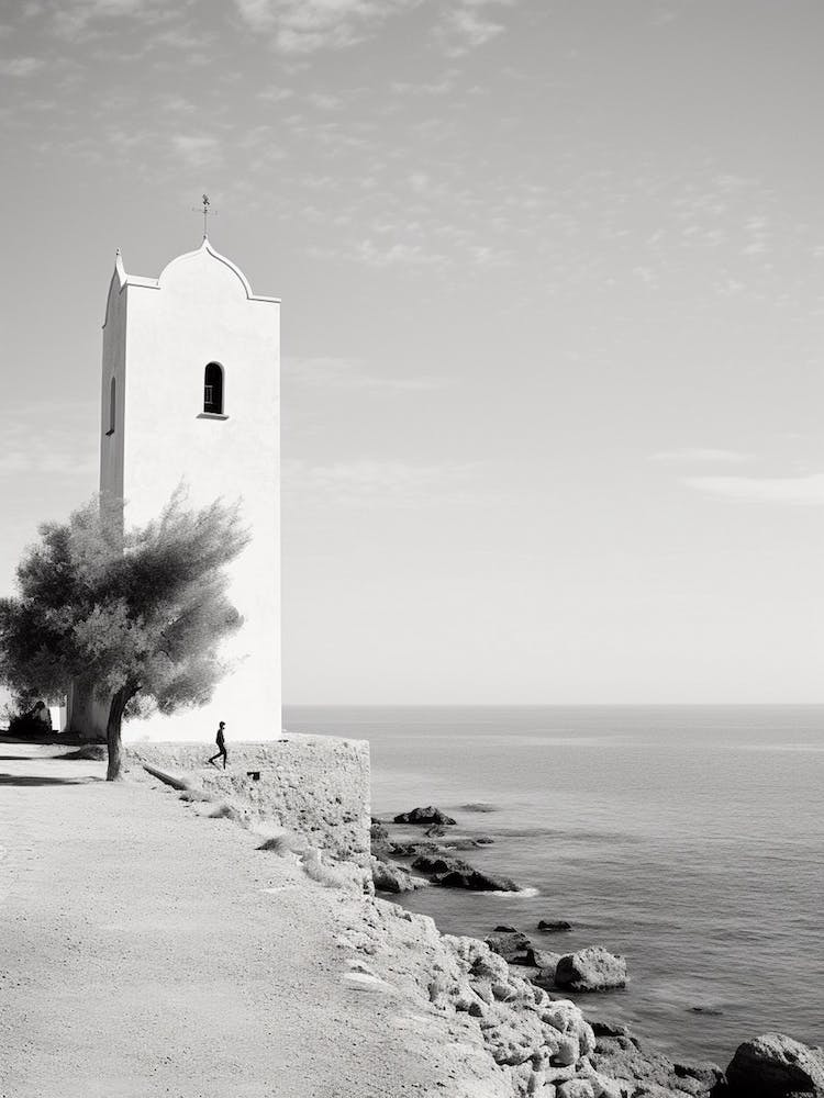 Paphos, Cyprus, Mediterranean Black And White Photography Analogue 4
