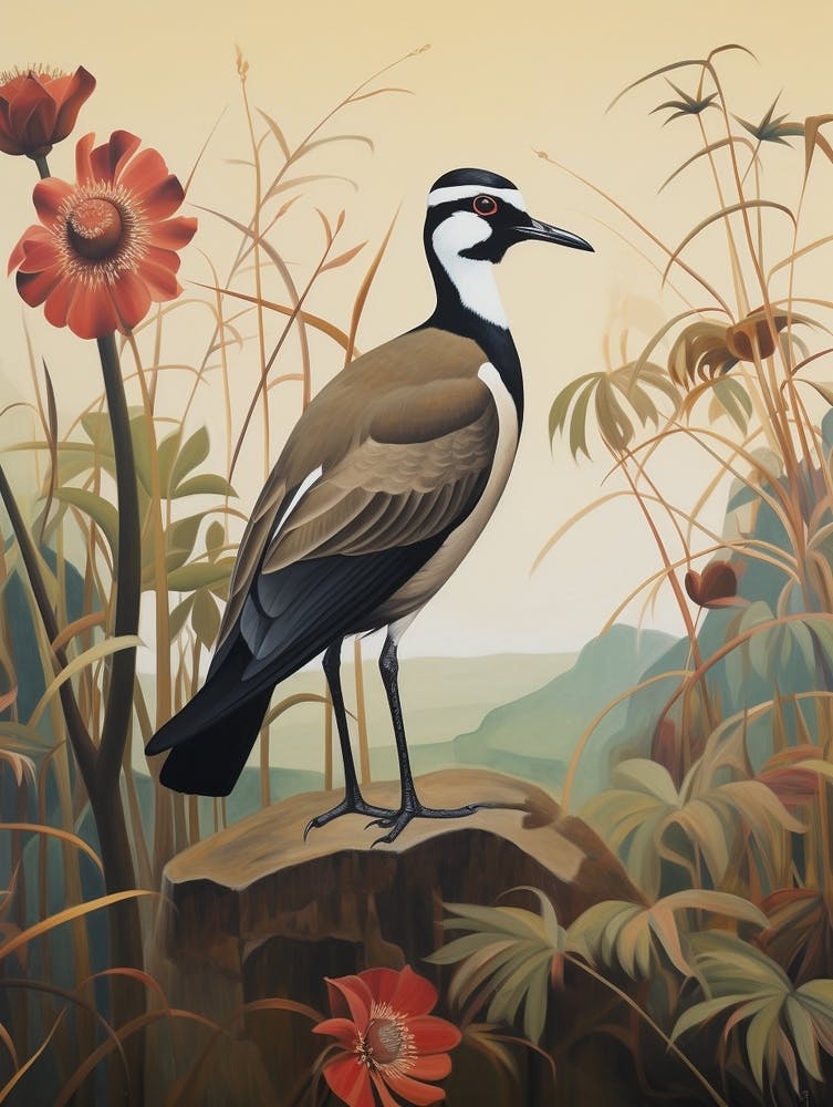 Dark And Moody Botanical Lapwing 3