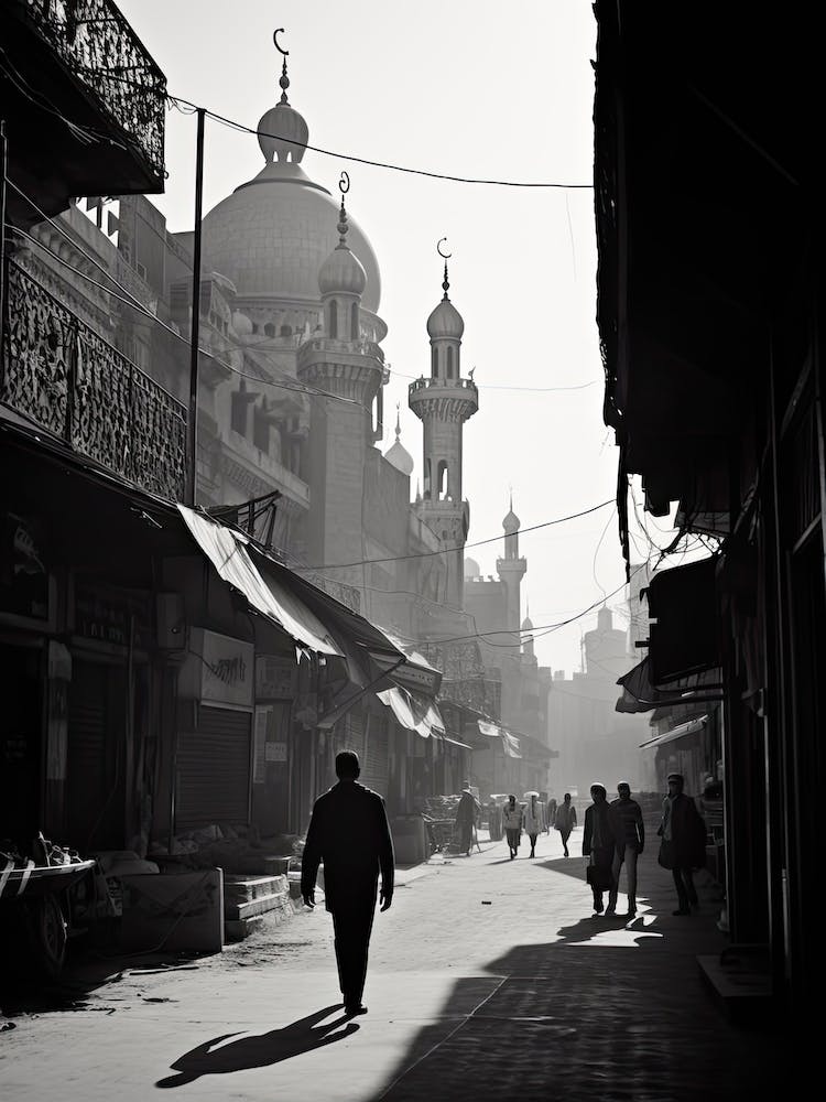 Cairo, Egypt, Black And White Photography 3
