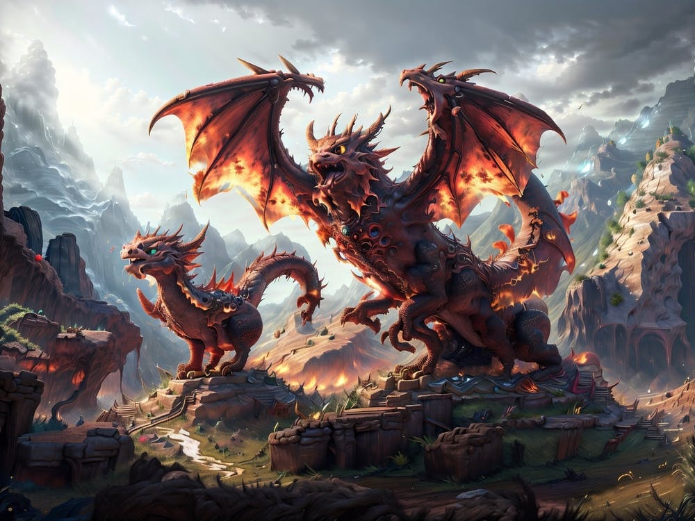 Dragons In The Mountains