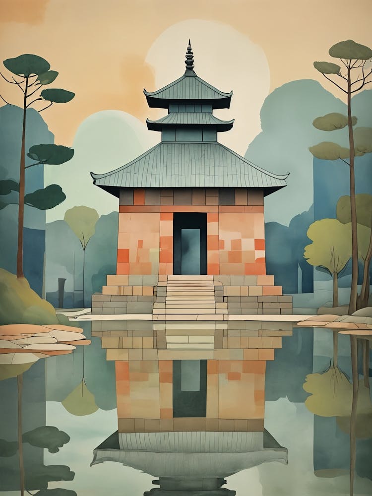 Asiatischer Tempel