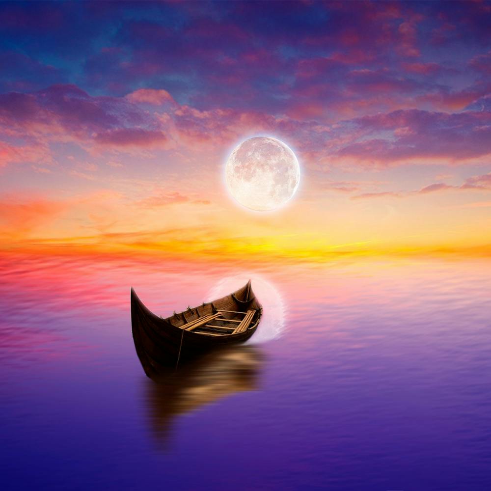 Boat At Sunset