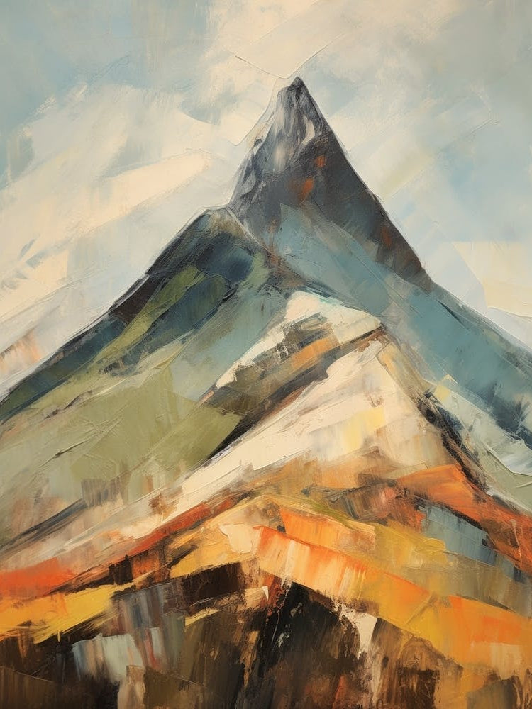 Yr Wyddfa Wales 2 Mountain Painting