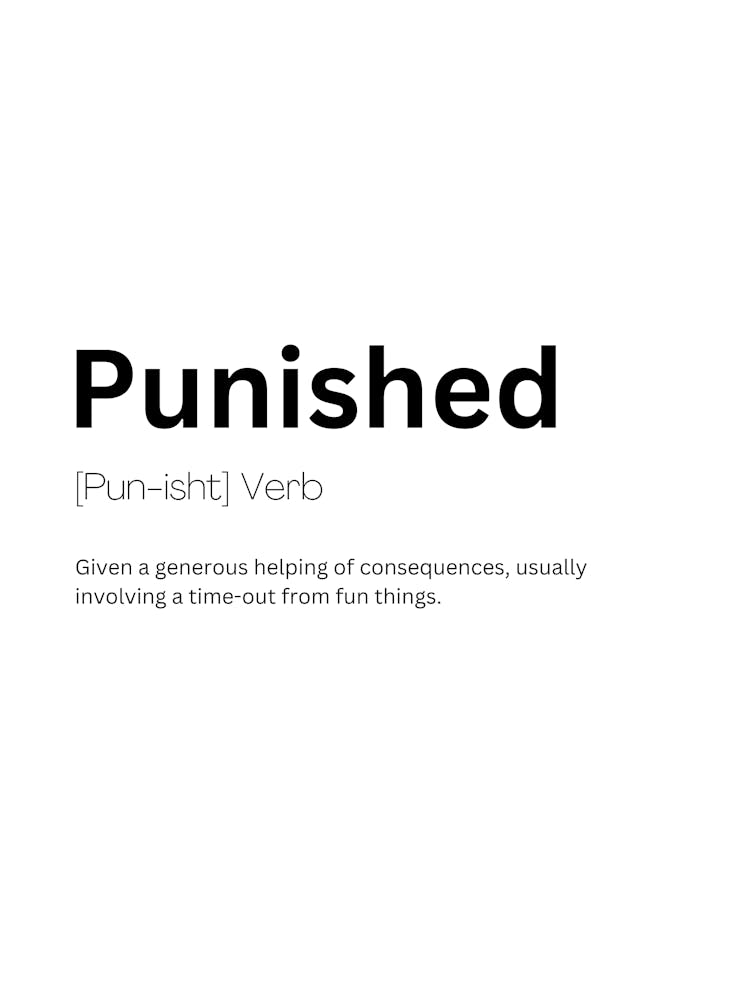 Punished Definition Meaning