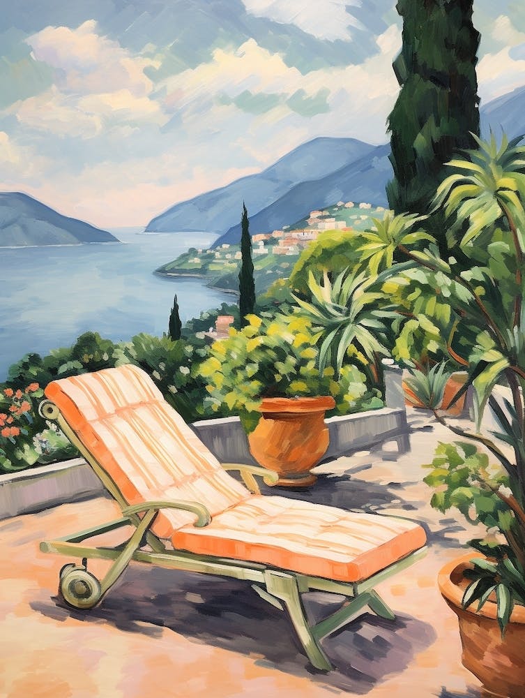 Chaise longue au bord de la piscine au Lac de Côme 5