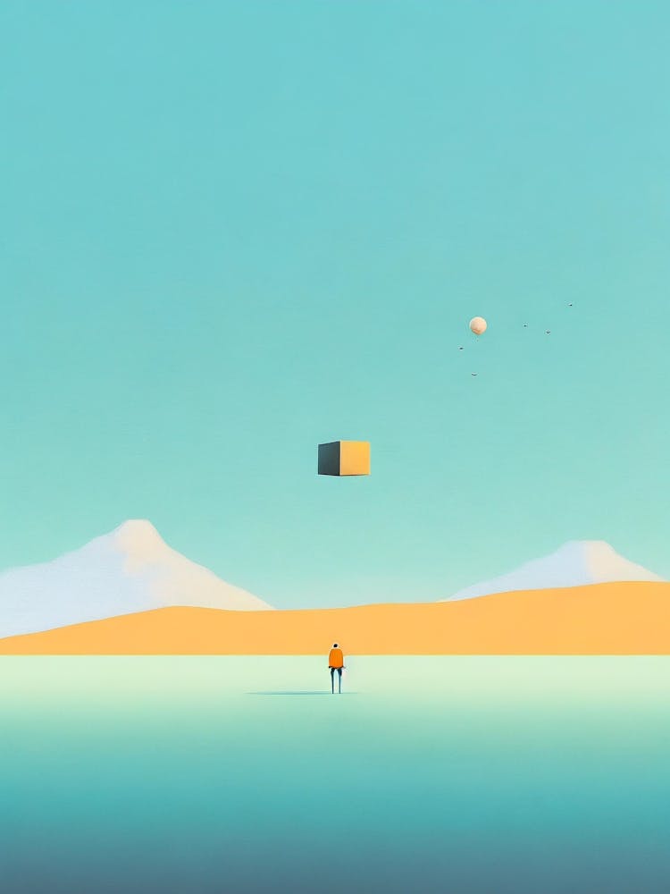 Man In The Desert