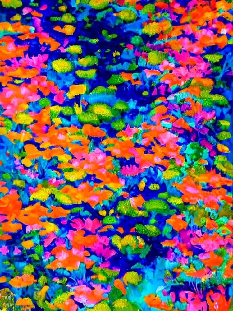 Acropora Selago Vibrant Painting