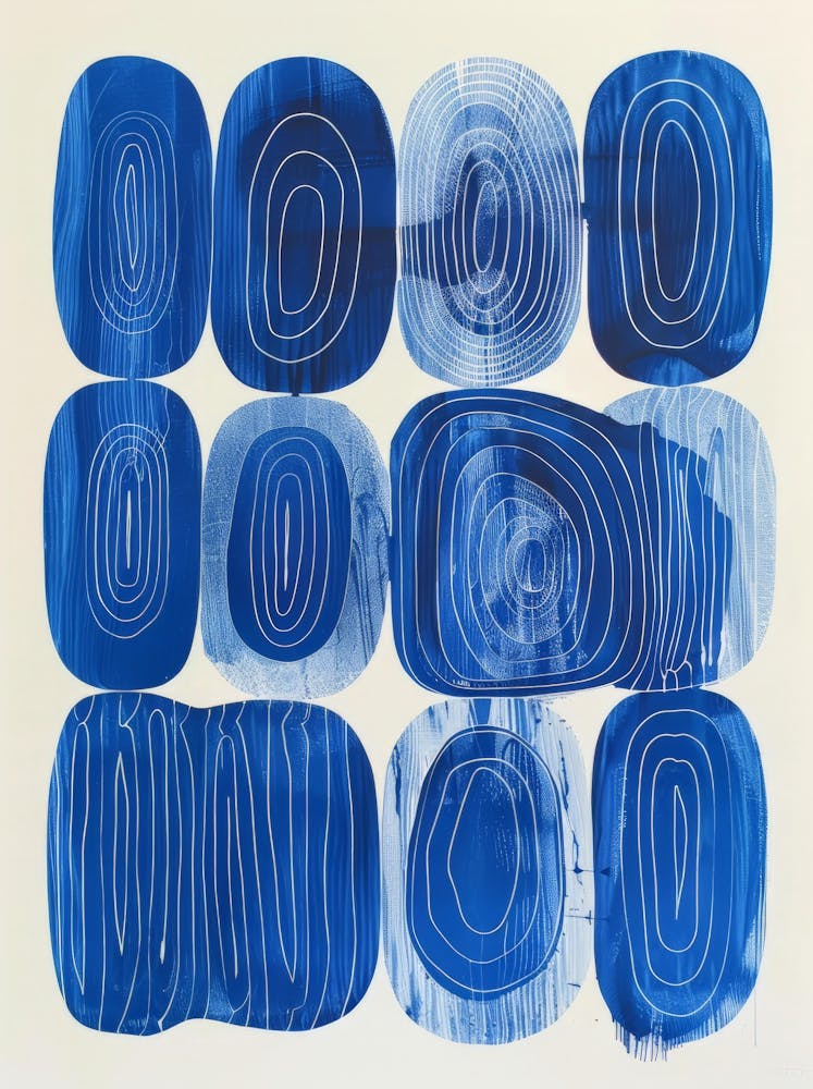 Blue Circles 9