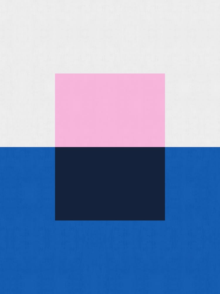 Pink and blue geometry 6