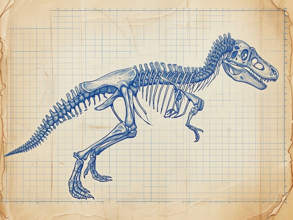 Othnielia Dinosaur Skeleton
