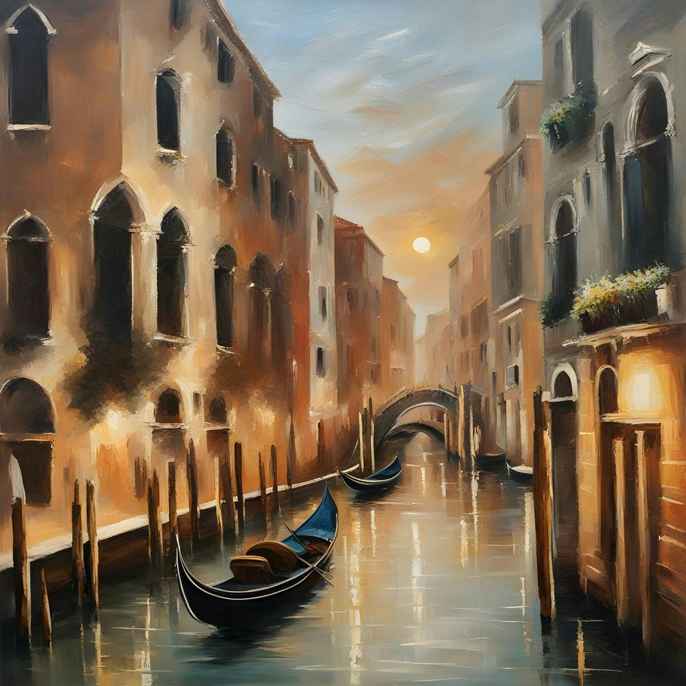 Venice At Sunset