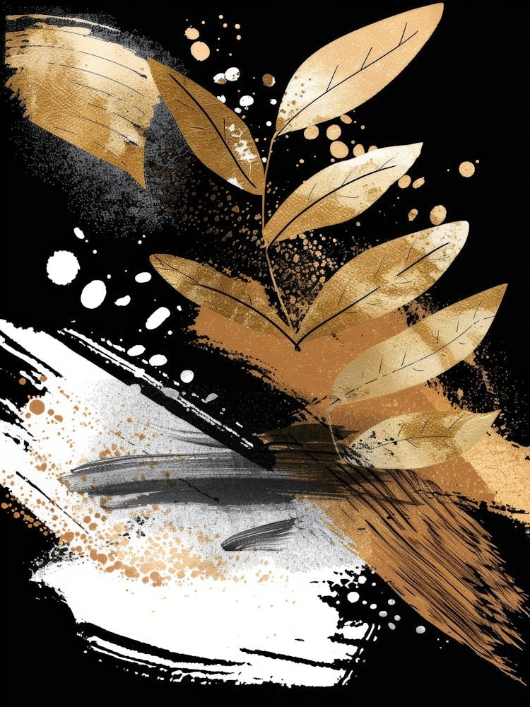 Gold Leaf Painting 8