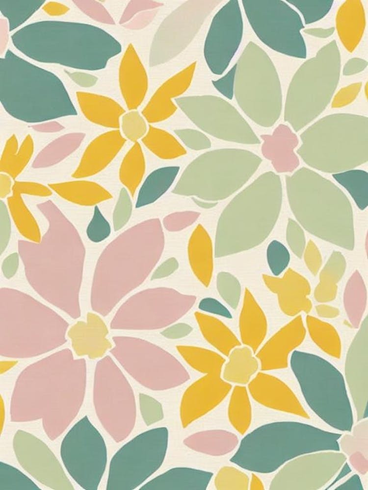 Laurel Pastel Floral 4 Flower