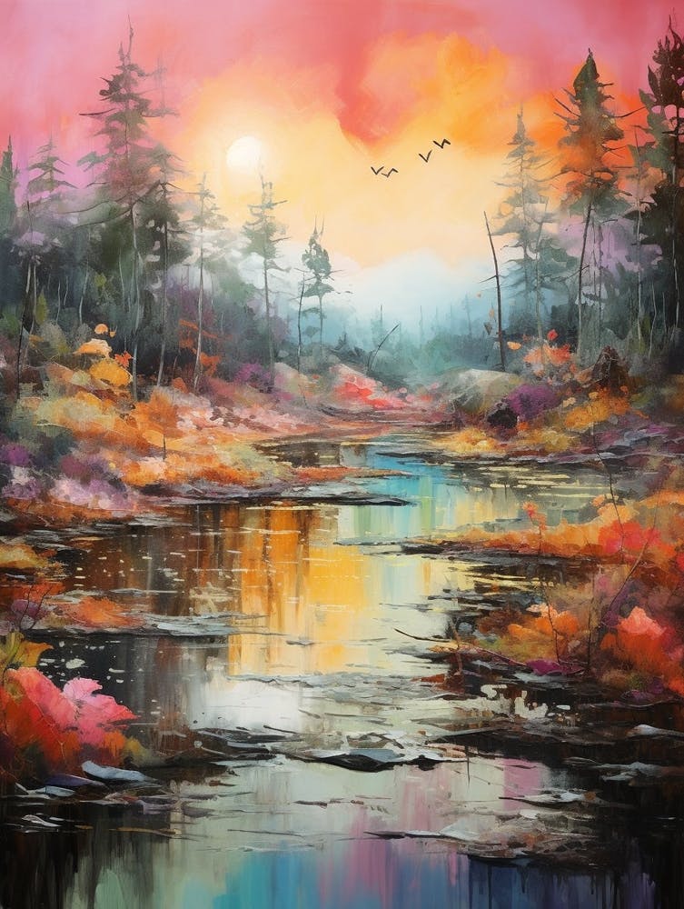 Wetlands Abstract Minimalist 1