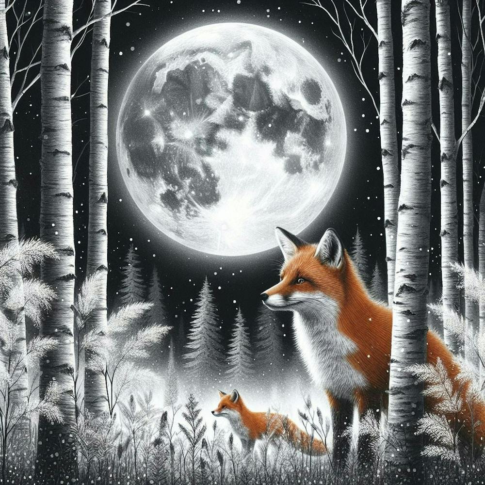 Foxes In The Forest