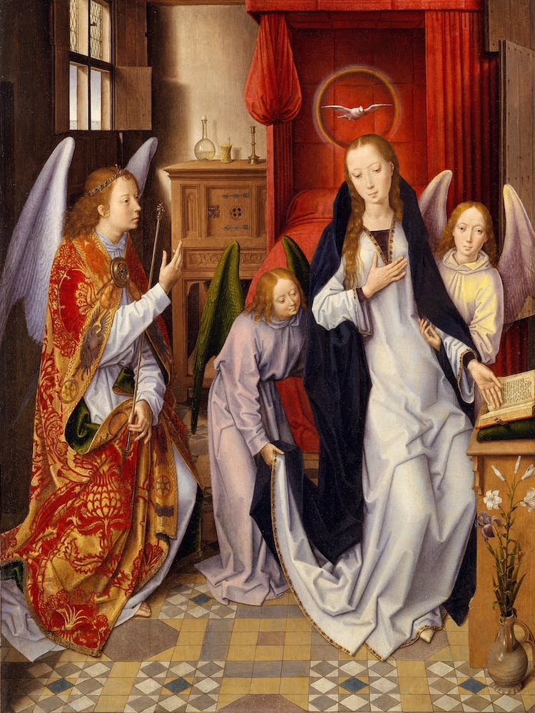The Annunciation, Hans Memling
