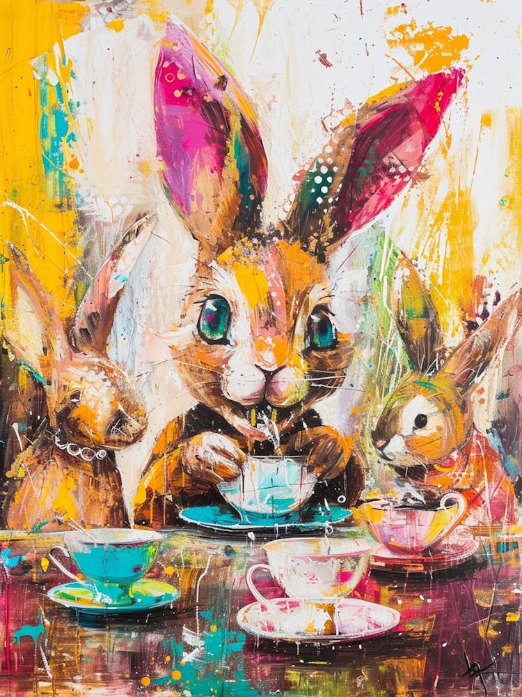 Kitsch Cute Animal Tea Party 2