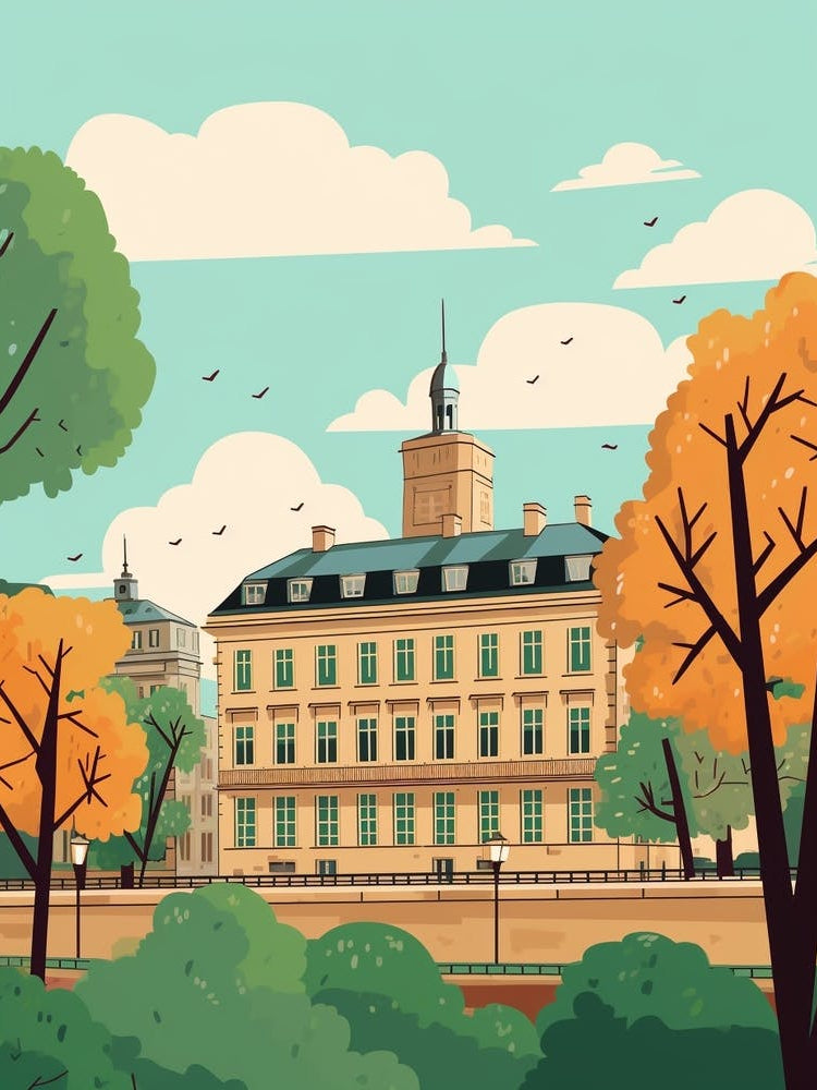 Luxembourg 2 Travel Illustration