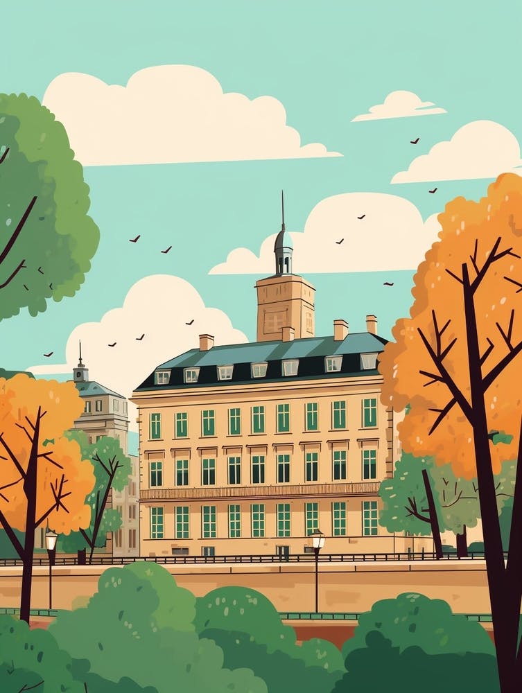 Luxembourg 2 Travel Illustration