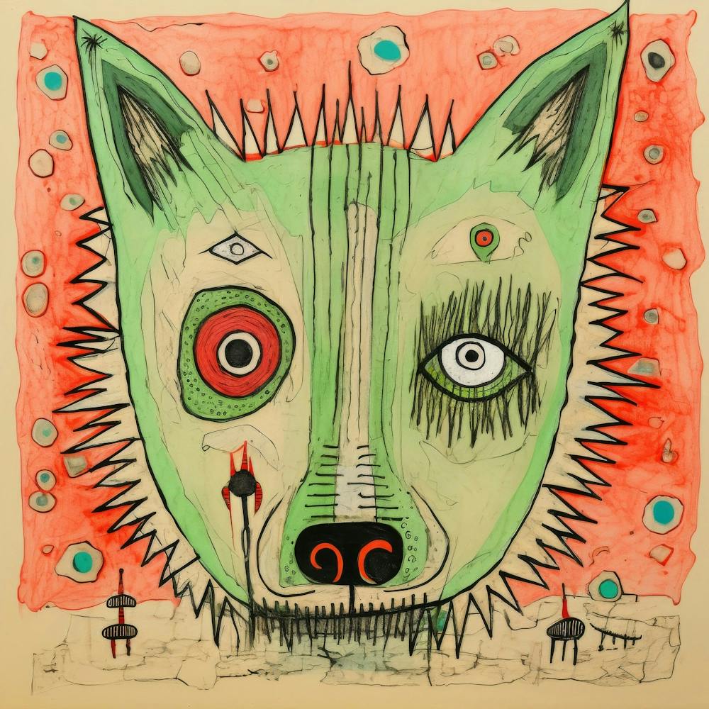 Abstract Wolf 3