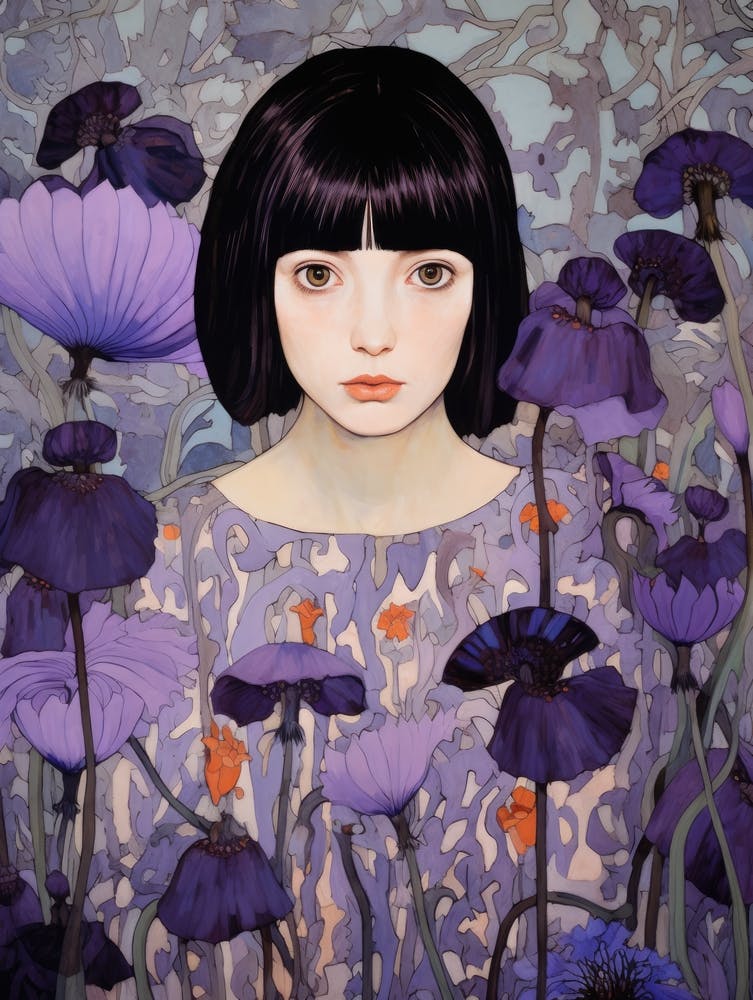 Girl In Purple 1