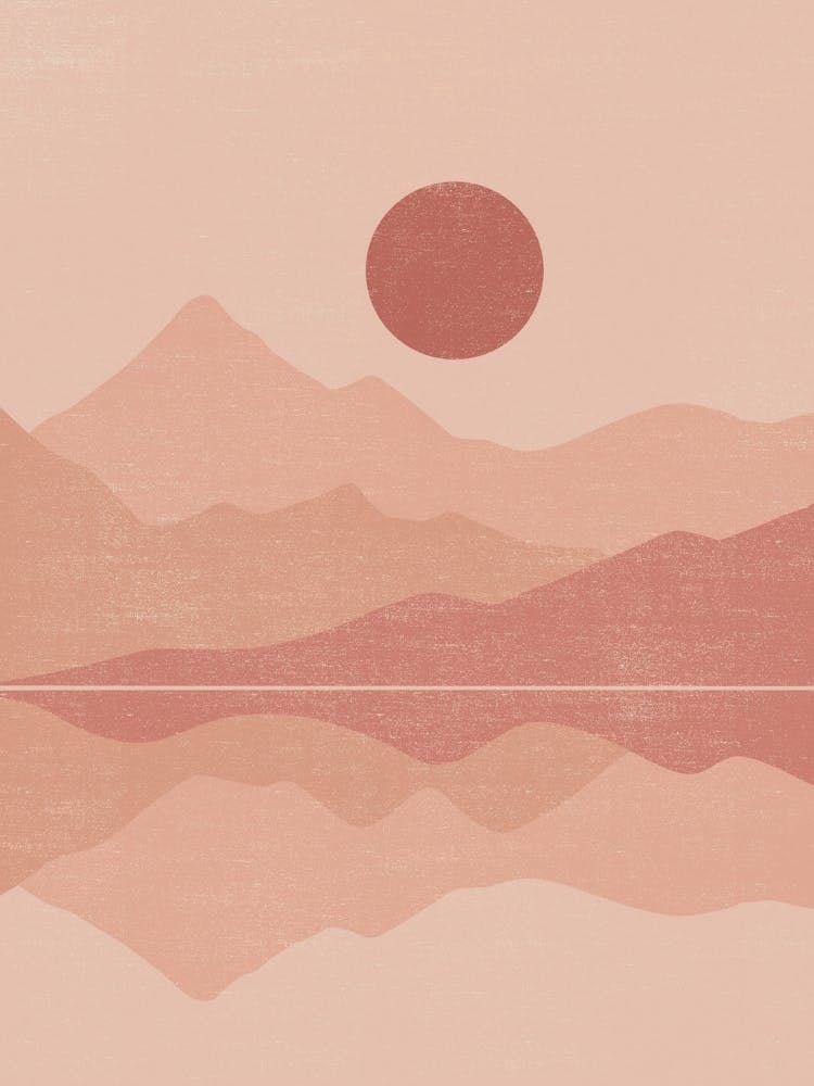 Abstract Mountain Landscape 4