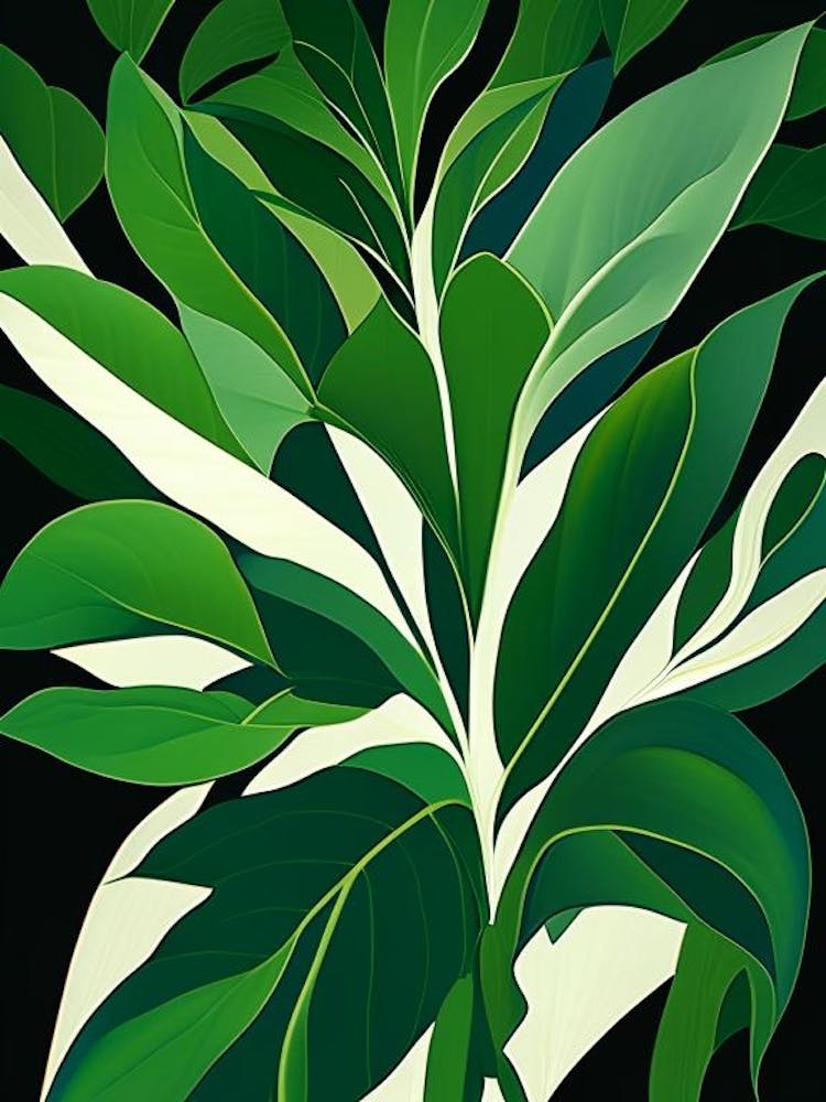 Solomon S Seal Leaf Vibrant Inspired