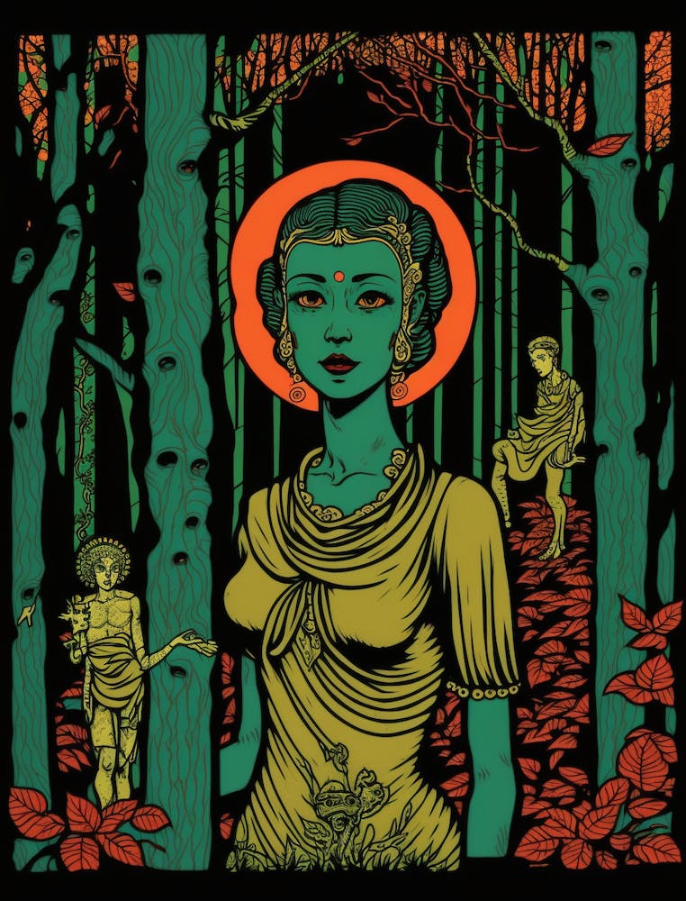 Woman In The Woods 4