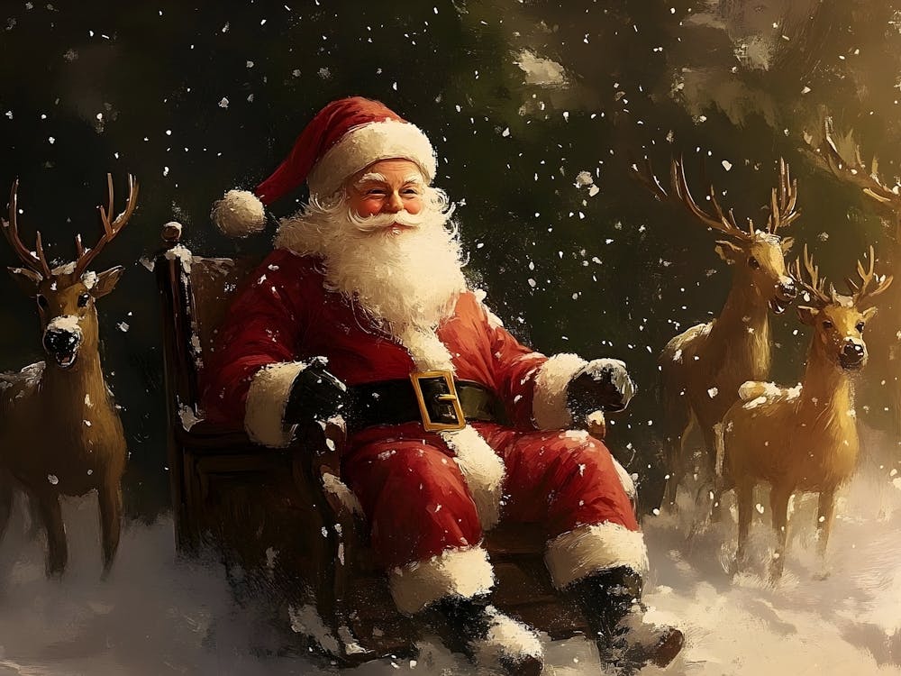 Santa Claus In The Snow 6